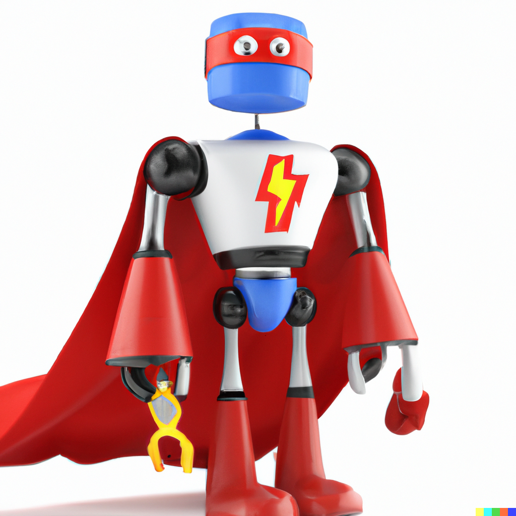Robot superheroe 
